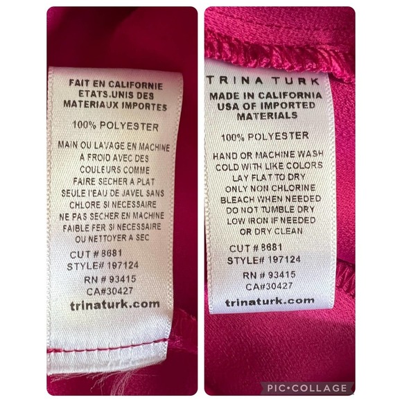 Trina Turk Womens XS Sleeveless Tie Hem Cocktail Top/Blouse - Picture 4 of 17